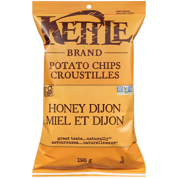 KETTLE - CHIPS HONEY DIJON 198GR