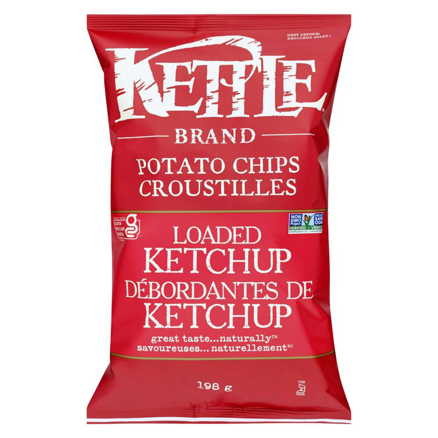 KETTLE - CHIPS KETCHUP 198GR