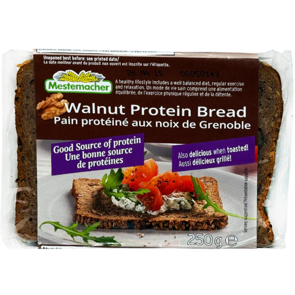 MESTEMACHER - WALNUT PROTEIN BREAD 250GR