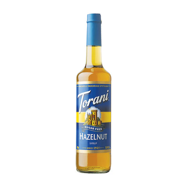 TORANI - SUGAR FREE HAZELNUT SYRUP GB 750ML