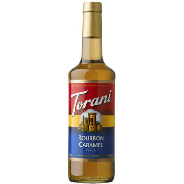 TORANI - BOURBON CARAMEL SYRUP 750ML