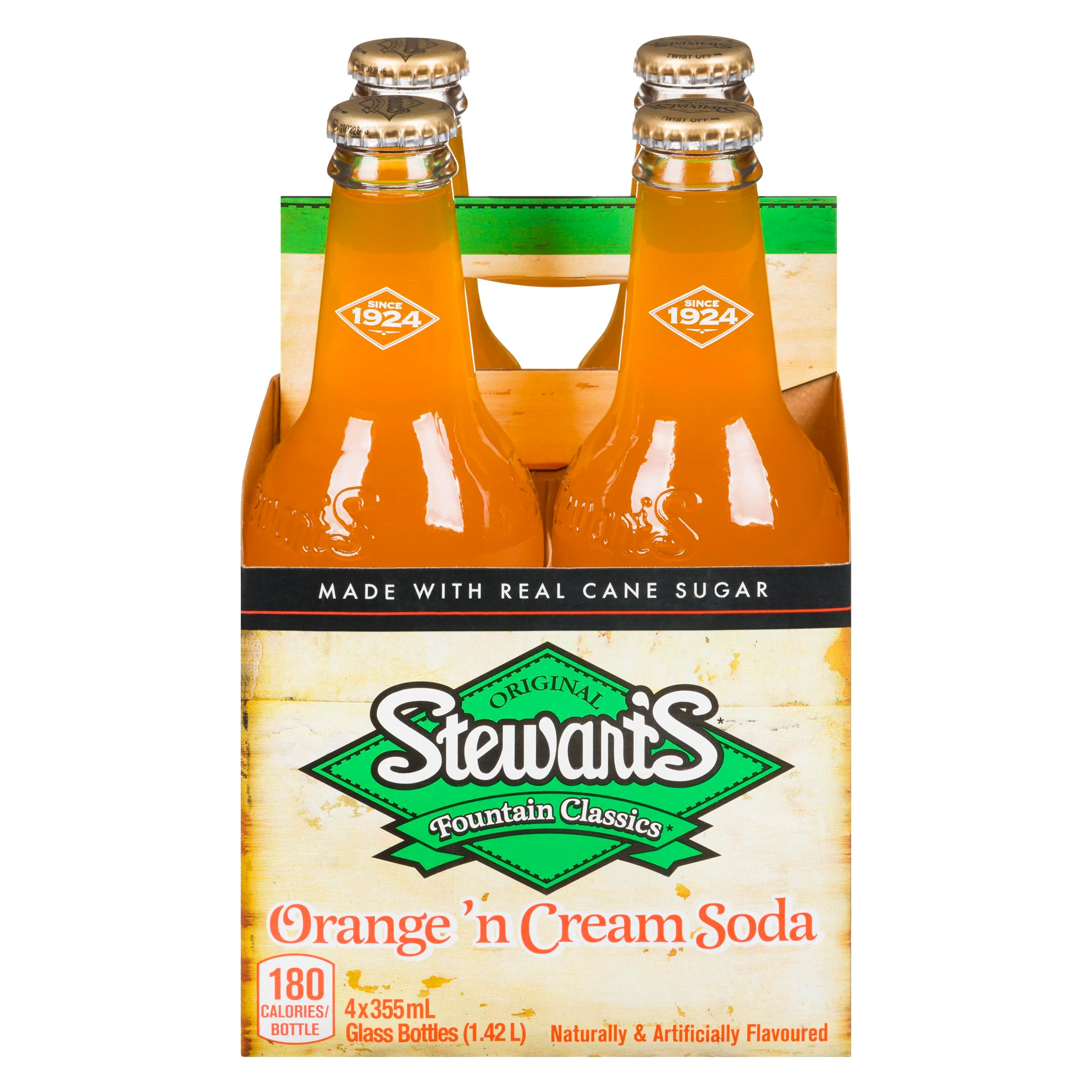 STEWARTS - ORANGE AND CREAM 4x355 ML