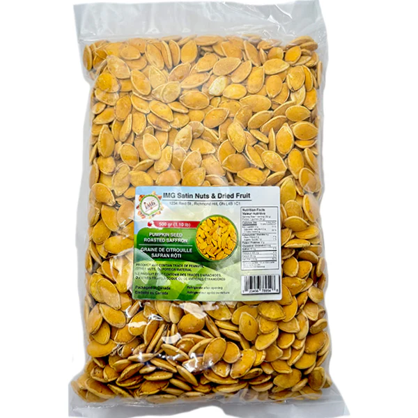 IMG SATIN - PUMPKIN SEEDS ROASTED SAFFRON 6x0.5 KG