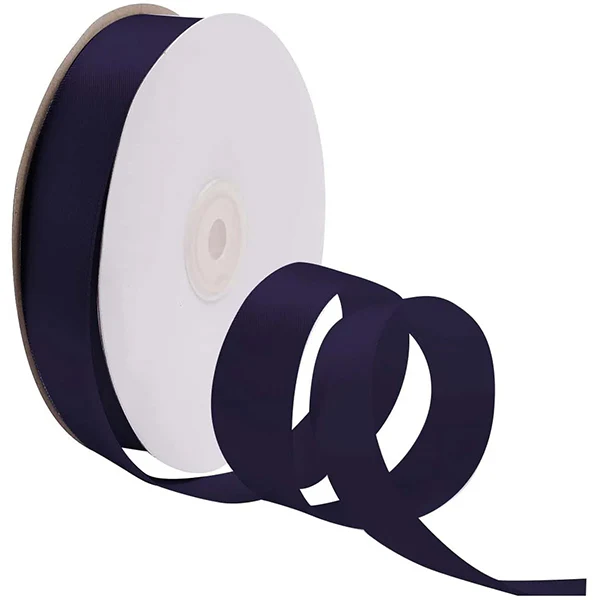 RIBBON CANADA - 1-1/2IN PLUM DOUBLE FACE SATIN 50YD