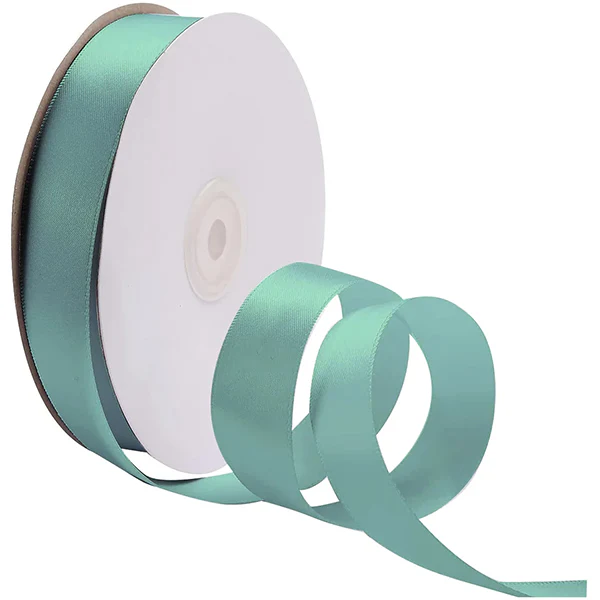 RIBBON CANADA - 5/8IN MINT DOUBLE FACE SATIN 100YD