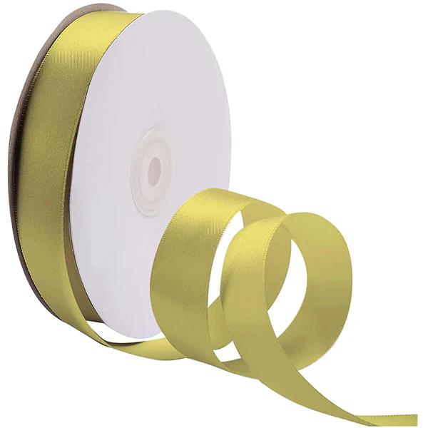 RIBBON CANADA - 1-1/2IN LEMON DOUBLE FACE SATIN 50YD