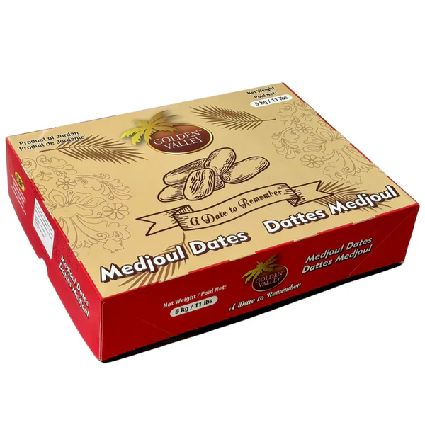 GOLDEN VALLEY - DATES PALESTINIAN JUMBO MEDJOUL 5KG