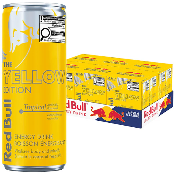RED BULL - EDITION YELLOW 6x4x250 ML