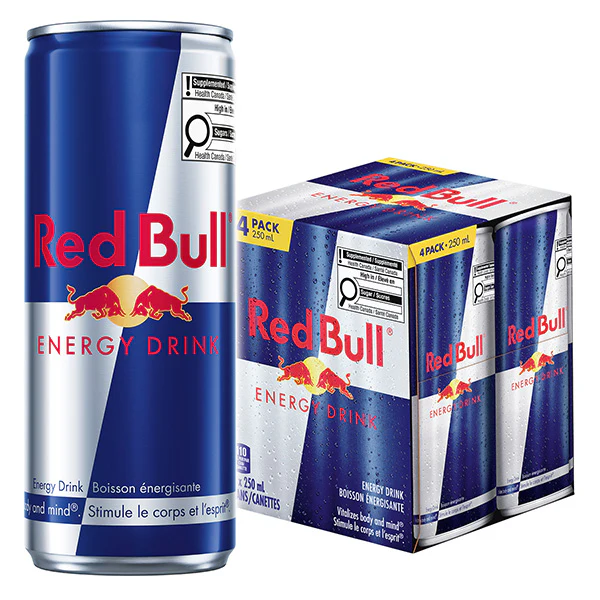 RED BULL - ENERGY DRINK 4x250 ML