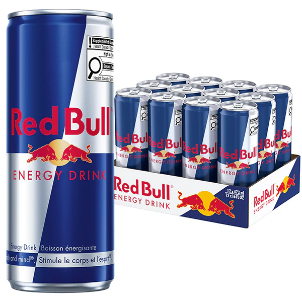 RED BULL - REGULAR ENERGY DRINK 12x473ML