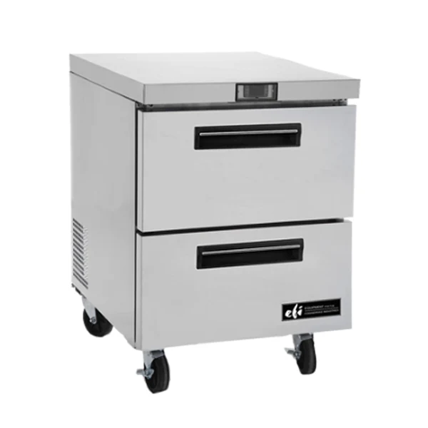 EFI - VERSA CHILL UNDERCOUNTER FREEZER 2DWR/27" WIDE 1EA