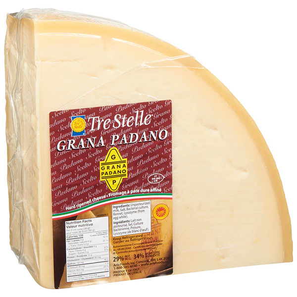 TRE STELLE - GRANA PADANO 1/8 CUT PER KG