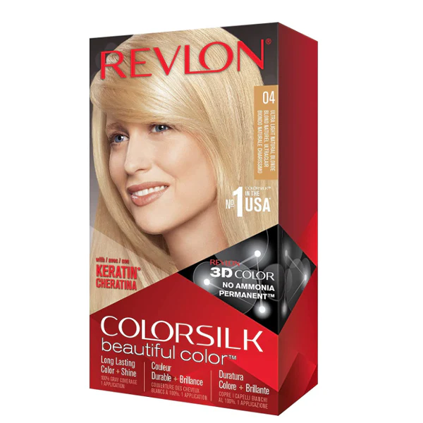 REVLON - COLORSILK #04 ULTRA LIGHT NATURAL BLONDE 1EA