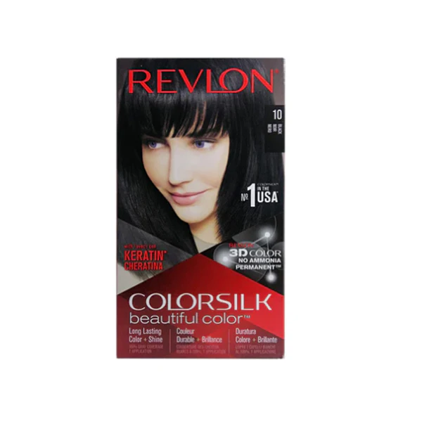 REVLON - COLORSILK #10 BLACK 1EA