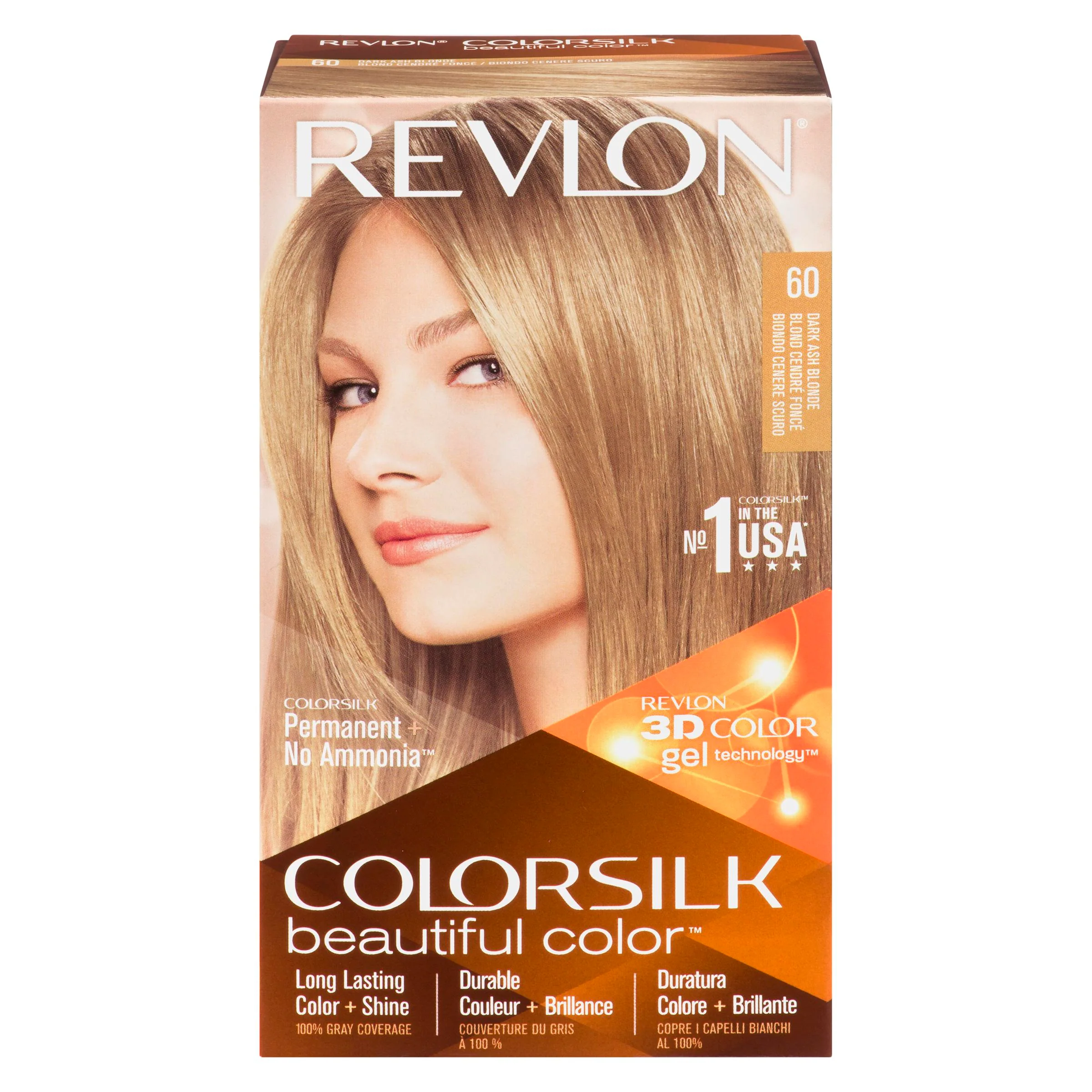 REVLON - COLORSILK #60 DARK ASH BLONDE EA