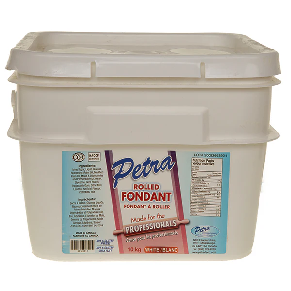 PETRA - WHITE FONDANT 10KG