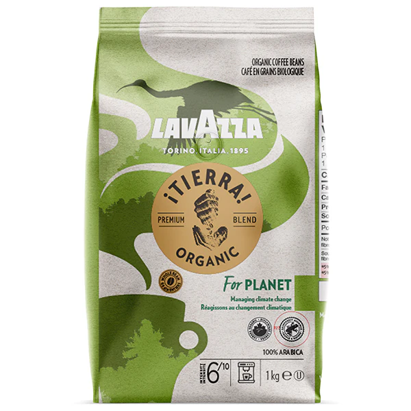 LAVAZZA - TIERRA ORGANIC BEANS 6x1 KG