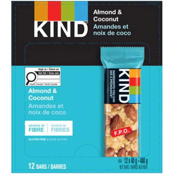 KIND - BAR ALMOND & COCONUT 6x12x40 GR