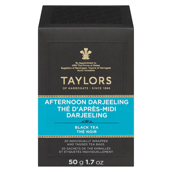 TAYLORS OF HARROGATE - AFTERNOON DARJEELING TEA 20 PK