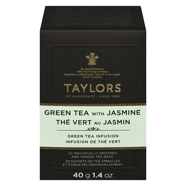 TAYLORS OF HARROGATE - GREEN TEA WITH JASMINE 20 PK 20PK