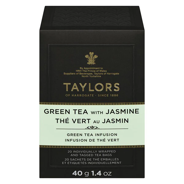 TAYLORS OF HARROGATE - GREEN TEA WITH JASMINE 20 PK 20PK