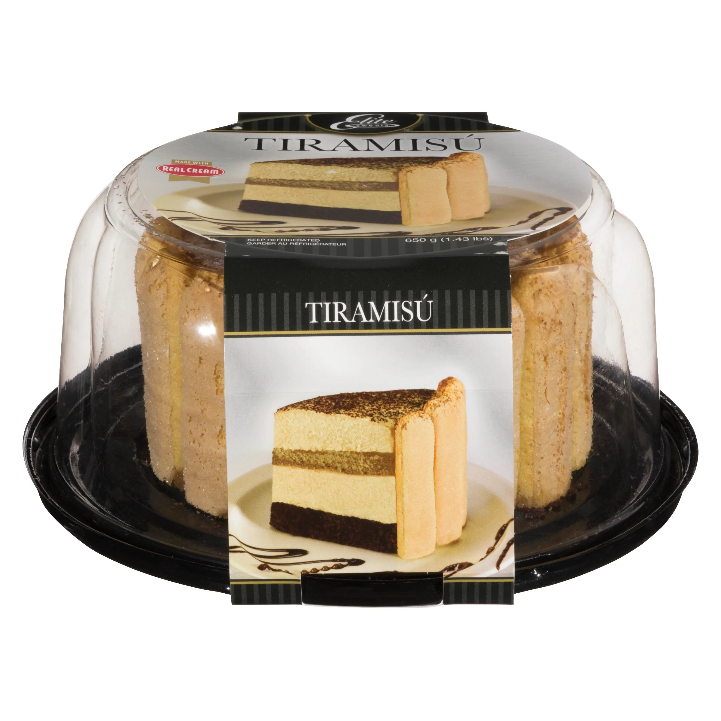 ELITE SWEETS - TIRAMISU 6" 650GR
