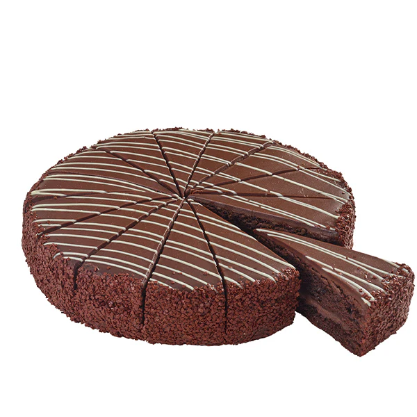 ELITE SWEETS - PRESCLICED 10IN DECADENT CHOCOLATE TRUFFLE 1.65KG