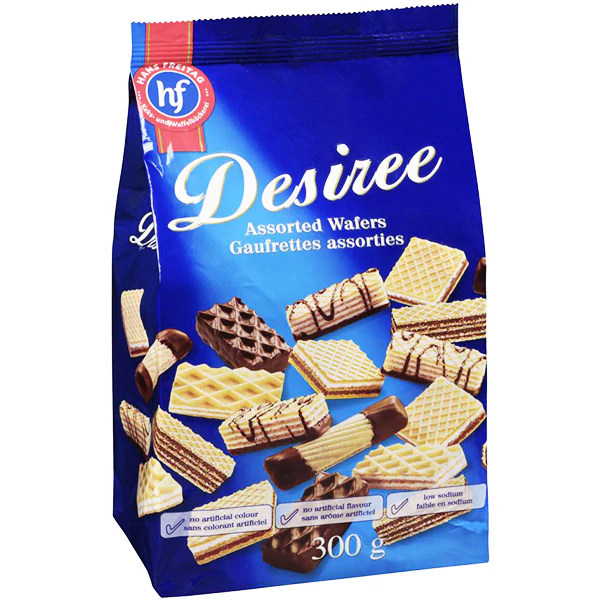 HANS FREITAG - HFREITAG DESIREE ASSORTED WAFERS 300GR