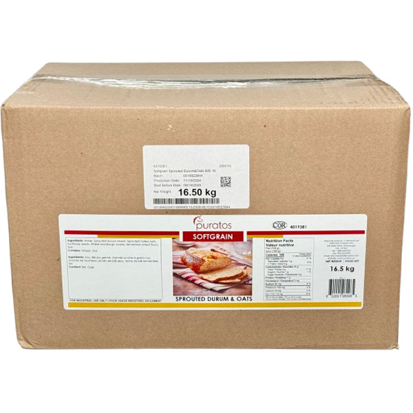 PURATOS - SOFTGRAIN SPROUTED DURUM & OATS 16.5KG