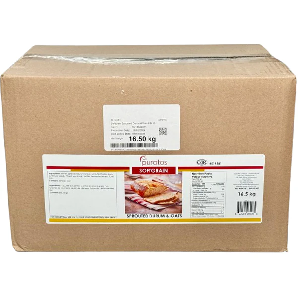 PURATOS - SOFTGRAIN SPROUTED DURUM & OATS 16.5KG