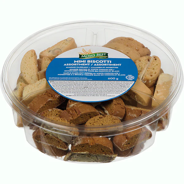 MOMS BEST - MINI BISCOTTI ASSORTED 600GR