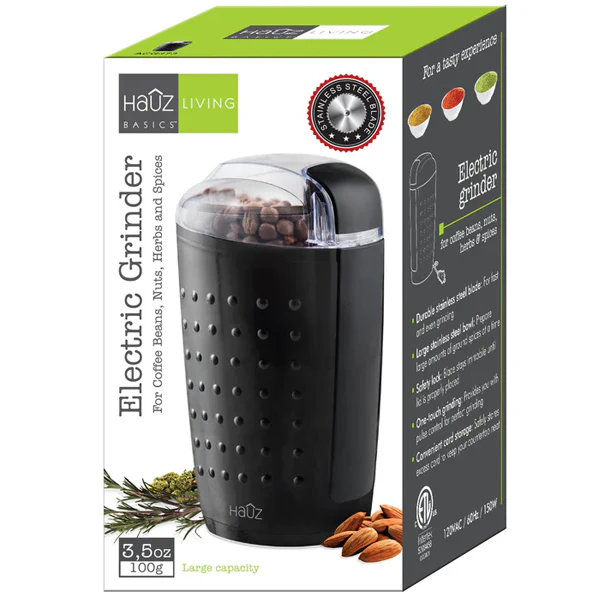 HAUZ - ELECTRIC GRINDER BLACK 1EA