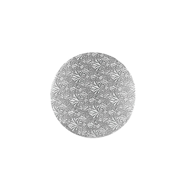 ENJAY - 12" ROUND X 1/4 SILVER CAKE BOARD 24EA