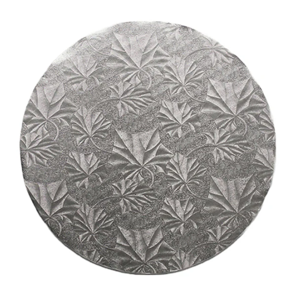ENJAY - 16" ROUND SILVER CAKE BOARD 1/4 THICK 24CT