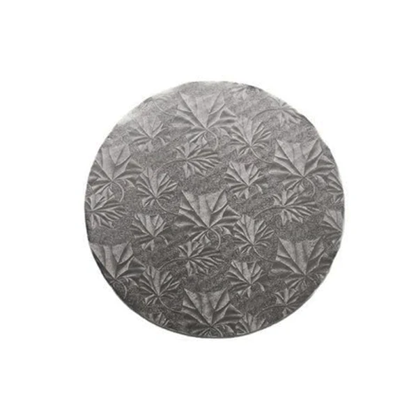 ENJAY - SILVER ROUND CAKE BOARD 9INCH X 1/4 24CT