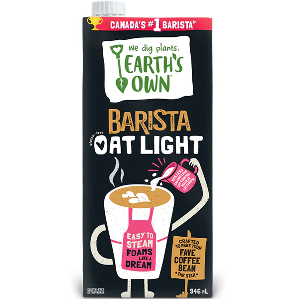 EARTH'S OWN - OAT LIGHT BARISTA 946ML