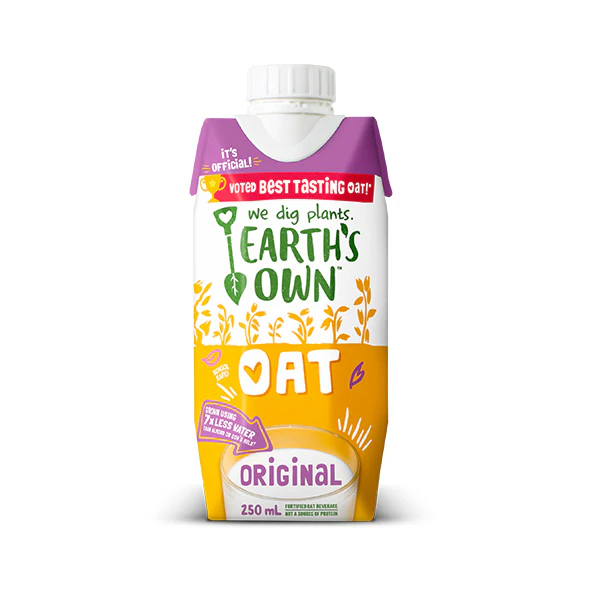 EARTH'S OWN - OAT ORIGINAL SINGLE SERVE 3x250 ML