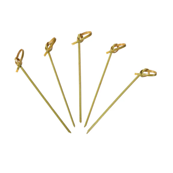 HY-FIVE - 4IN KNOTTED BAMBOO SKEWER 100EA