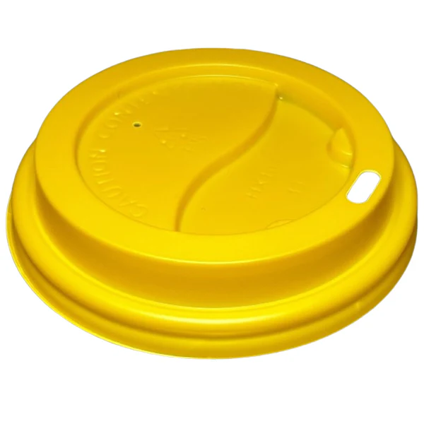 MAHER PRODUCTS - DOME LIDS YELLOW 8-24OZ 50 PK