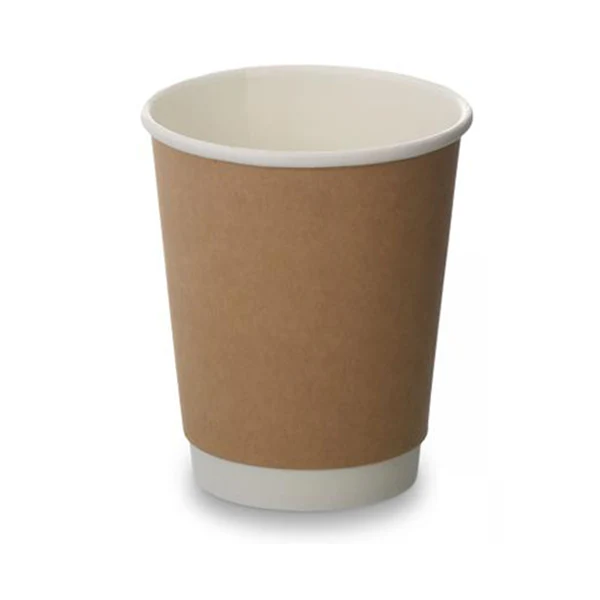MAHER PRODUCTS - 12oz BROWN DOUBLE WALL CUP 25 PK