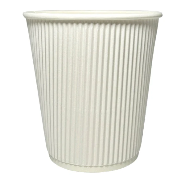 MAHER PRODUCTS - 12oz WHITE RIPPLE WALL CUP 20x25 PK