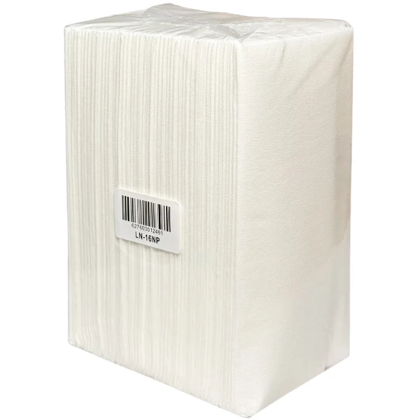 MAHER - 16"x16.5" AIRLAID NAPKIN 1/8 FOLD WHITE LINE 20x50 CT