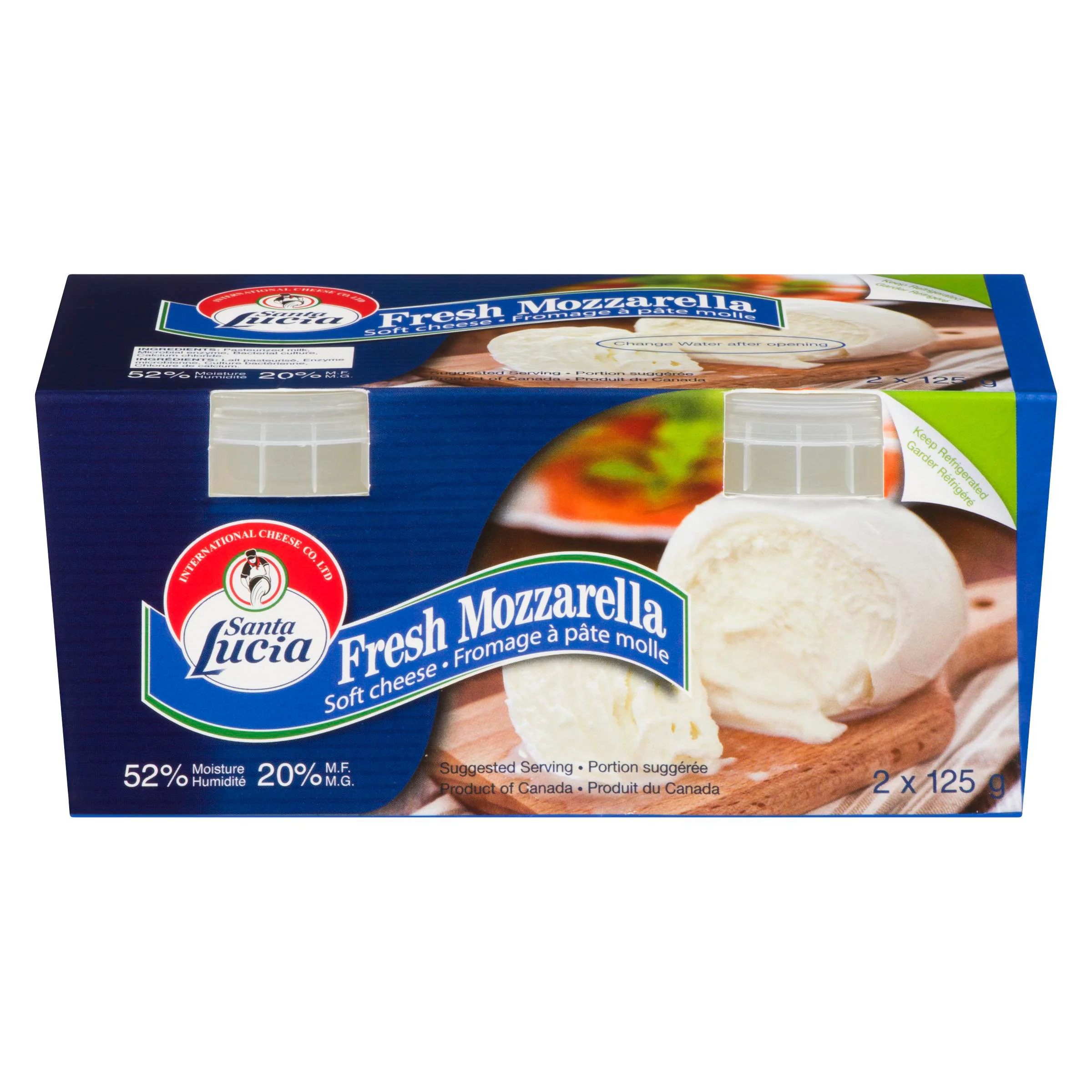SANTA LUCIA - FRESH MOZZARELLA 2x125 GR