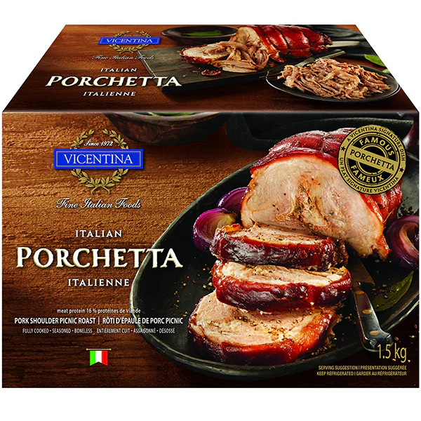 VICENTINA - COOKED PORCHETTA 1.5KG