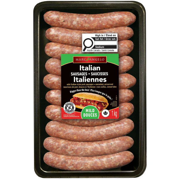 MARC ANGELO - MILD ITALIAN PORK SAUSAGES 1KG