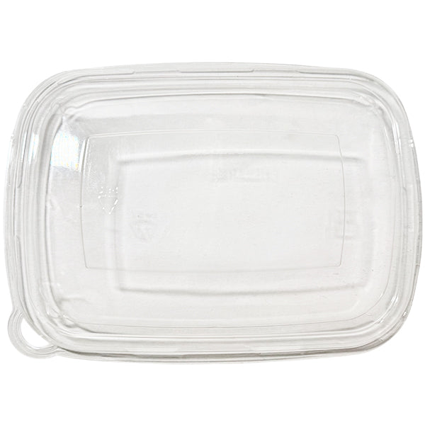 ELITEWARE - RECTANGLE PLASTIC LID 750/1000ML 50 PK