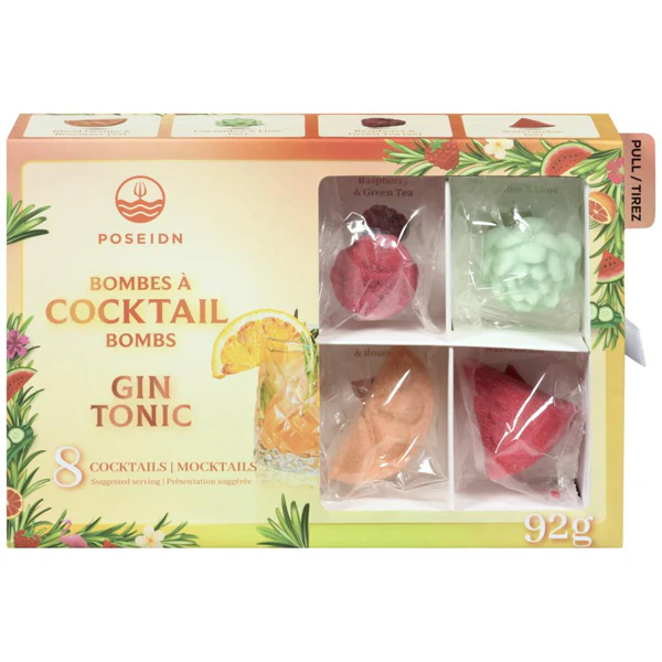 LAURA SECORD - COCKTAIL BOMBS GIN VARIETY 8PC