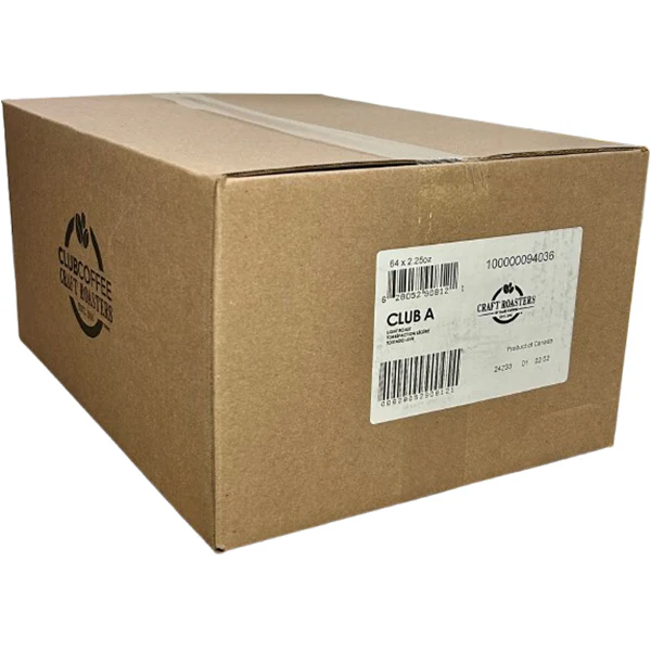 CLUB COFFEE - A CRAFT ROASTERS 64x2.25 OZ