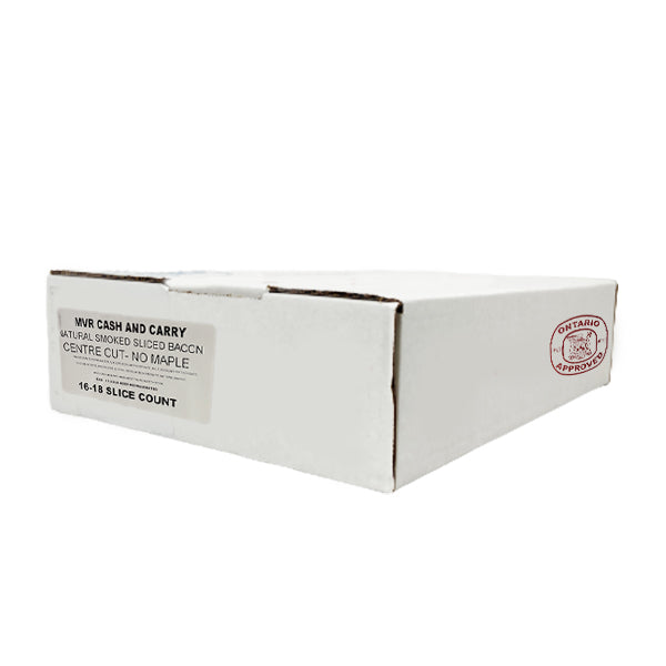 BIG RED MARKET - NATURAL SMOKED SLICED BACON CENTRE CUT NO MAPLE 16-18 CT 5KG
