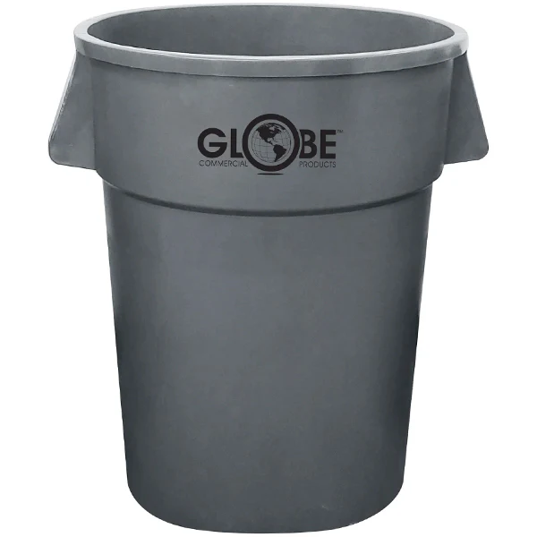 GLOBE - 44 GAL WASTE CONTAINER GREY 1EA